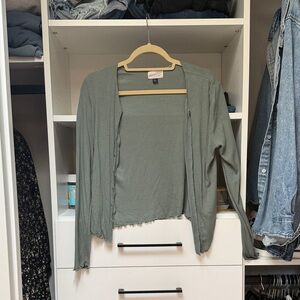 Universal Thread Green Cardigan